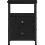  Noćni ormarići 2 kom. Crni hrast 34x35,5x50 cm Inženirsko drvo | Eponuda.com