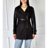 Gemre Black coat with detachable bottom Eduardo Cene
