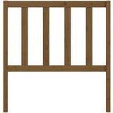  Posteljno vzglavje medeno rjavo 81x4x100 cm trdna borovina, (20648433) | Shoptok.si