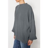 Trendyol Anthracite Wide Pattern Basic Knitwear Sweater | Eponuda.ba