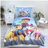 Jerry Fabrics Modra enojna bombažna otroška posteljnina 140x200 cm Paw Patrol – | Shoptok.si