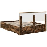  Konstrukcija postelje z vzglavjem Dimljeni oreh 140 x 200 cm, (5000103210) | Shoptok.si