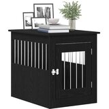 Namještaj za pseću kabinu crni hrast 55x75x65 cm inženjerski drvo | shoptok.hr
