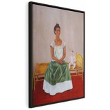  Slika - Frida Kahlo – Me and My Doll 80x120 U crnom drvenom okviru | shoptok.hr