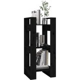 Ormarić za knjige / pregrada crni 41 x 35 x 91 cm od borovine | shoptok.hr