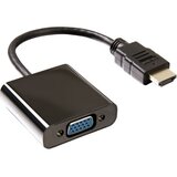 E-green Adapter HDMI (M) - VGA D-sub (F) crni Cene