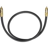 Oehlbach cinch avdio priključni kabel [1x moški cinch konektor - 1x moški cinch konektor] 1.00 m antracitna pozlačeni konektorji NF 214 SUB, (20431728) Cene