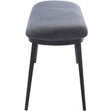Unique Furniture Siva baršunasti klupa Gain – | shoptok.hr