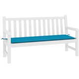  Jastuk za vrtnu klupu plavi 200 x 50 x 3 cm od tkanine Oxford | shoptok.hr