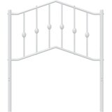 Metalno uzglavlje za krevet, bijelo, 80 cm | Shoptok.si