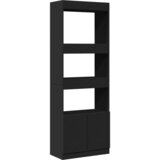 Maison Chic Visoka omara - Komoda - Predalnik črna 63x33x180 cm inženirski les, (21719647) | Shoptok.si