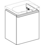 Geberit Ormarić Smyle Square 53,6x61,7x43,3 500.366.00.1