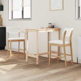  Trpezarijske stolice 2 kom. Čvrsto drvo od gume Prirodna Smeđa 48 x 49 x 95 cm | Shoptok.si