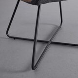 Bessagi Home naslanjač liya, siva, rjava | Shoptok.si