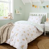 Bianca Bijela/zelena pamučna dječja posteljina za krevet za jednu osobu 135x200 cm Mini Moo Cow – | shoptok.hr