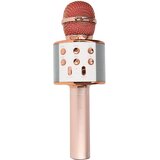 Avizar Mikrofon za karaoke Bluetooth Vgrajeni zvočnik Večnamenski gumbi, Šampanjec roza, (5000019347) | Shoptok.si