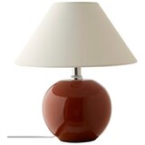Jotex Rjava/kremno bela keramična namizna svetilka (višina 29 cm) Karamell – Cene