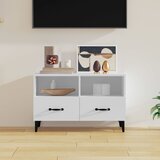 The Living Store TV omarica bela 80x36x50 cm inženirski les - TV Omarica, (21375895) Cene