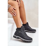 EVENTO Men's Insulated Trekking Shoes Made Of Eco Leather Navy Neramia | Shoptok.si