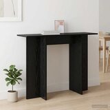  Konzolni stol Crni hrast 100 x 30 x 75 cm Konstruirano drvo | Shoptok.si