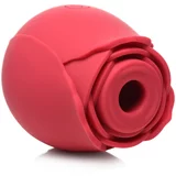 Bloomgasm 10X Wild Rose Red Silicone Suction Clit Stimulator Red