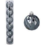 Molarem Home Set od 6 kuglica za božićno drvce – 6 cm, siva | shoptok.hr