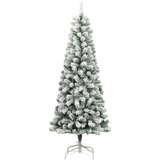 vidaXL Umetna novoletna jelka s snegom 180 cm | Shoptok.si
