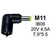  NPC-IB06 (M11) Gembird konektor za punjac 90W-20V-4.5A, 7.9x5.5mm PIN 38975 | Eponuda.com