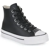 Converse Visoke superge Chuck Taylor All Star Eva Lift Leather Foundation Hi Črna