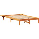  Konstrukcija postelje Voskast rjav 140 x 190 cm, (5000126079) | Shoptok.si