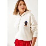 Bianco Lucci ženski duks sa kapuljačom 60351294, beli Cene