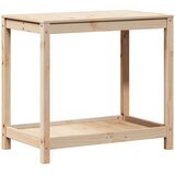  Stol za sadnju s policom 82,5 x 50 x 75 cm od masivne borovine | shoptok.hr