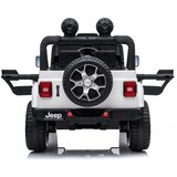 Ramiz Otroški avto na akumulator Jeep Wrangler Rubicon 4X4 Bela lea | Shoptok.si