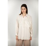 Legendww bez prugasta oversized zenska kosulja | ePonuda.com