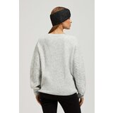 Marisse Gray V-Neck Sweater | Eponuda.ba