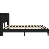  Krevetna konstrukcija Crna 200 x200 cm Umjetna koža | shoptok.hr