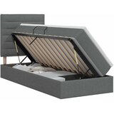  Krevet s madracem i skladištem Tamnosiva 90 x 200 cm tkanina - Tamnosiva 90 x 200 cm Dizajn linija | shoptok.hr