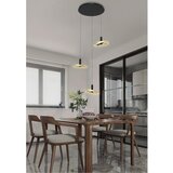 Wofi 5016-304 - led prigušiva luster na sajli brest LED/26W/230V crna/zlatna | Eponuda.com