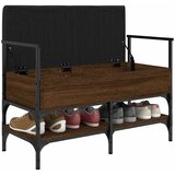  Klupa za cipele boja smeđeg hrasta 85,5x42x57,5 cm drvena | shoptok.hr