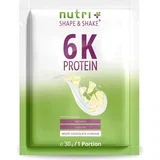 Vegan 6K proteinski prah, probna veličina - White Chocolate
