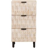  Kreveta Finš bijelog pranja 40 x 33 x 75 cm Čvrsto drvo manga | shoptok.hr