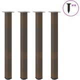 Noge za barski stol 4 kom prirodni čelik 90-92 cm čelik | shoptok.hr