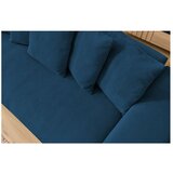 Bobochic Paris Tamno plava sofa od samta 280 cm Voltaire – | shoptok.hr