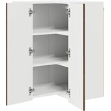  Zidni kutni ormar Lucca Smeđi hrast 57 x 57 x 80 cm | shoptok.hr