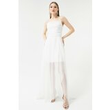 Lafaba Evening & Prom Dress - White - Asymmetric Cene'.'