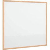  Magnetna bijela ploča s okvirom od masivnog borovog drva 60 x 55 cm | shoptok.hr