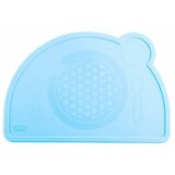 Chicco Silikonski tanjir za bebe plavi cene