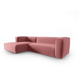 Cosmopolitan Design Ružičasta baršunasti kutna garnitura Mackay – | shoptok.hr