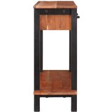 vidaXL Konzolna miza Rjava 110 x 30 x 75 cm Trden akacijev les | Shoptok.si