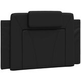  Postelja z vzmetnico črna 90x190 cm umetno usnje | Shoptok.si